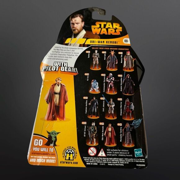 2005 Hasbro Star Wars Obi-Wan Kenobi Revenge Of The Sith Sealed Pilot Figure C2 - Picture 7 of 7